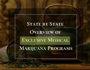 State by State Overview of Exclusive Medical Marijuana Programs